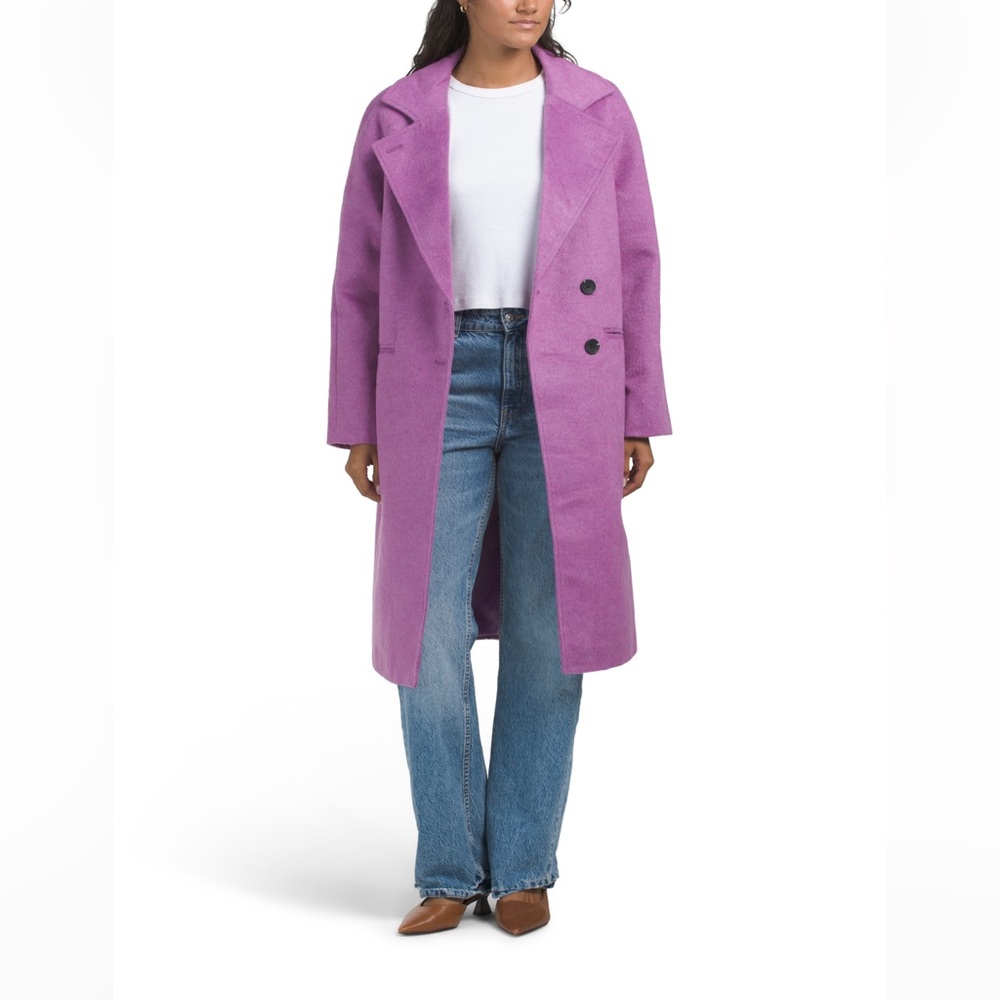 NWT Avec Les Filles Lavender Coat - Picture 6 of 13